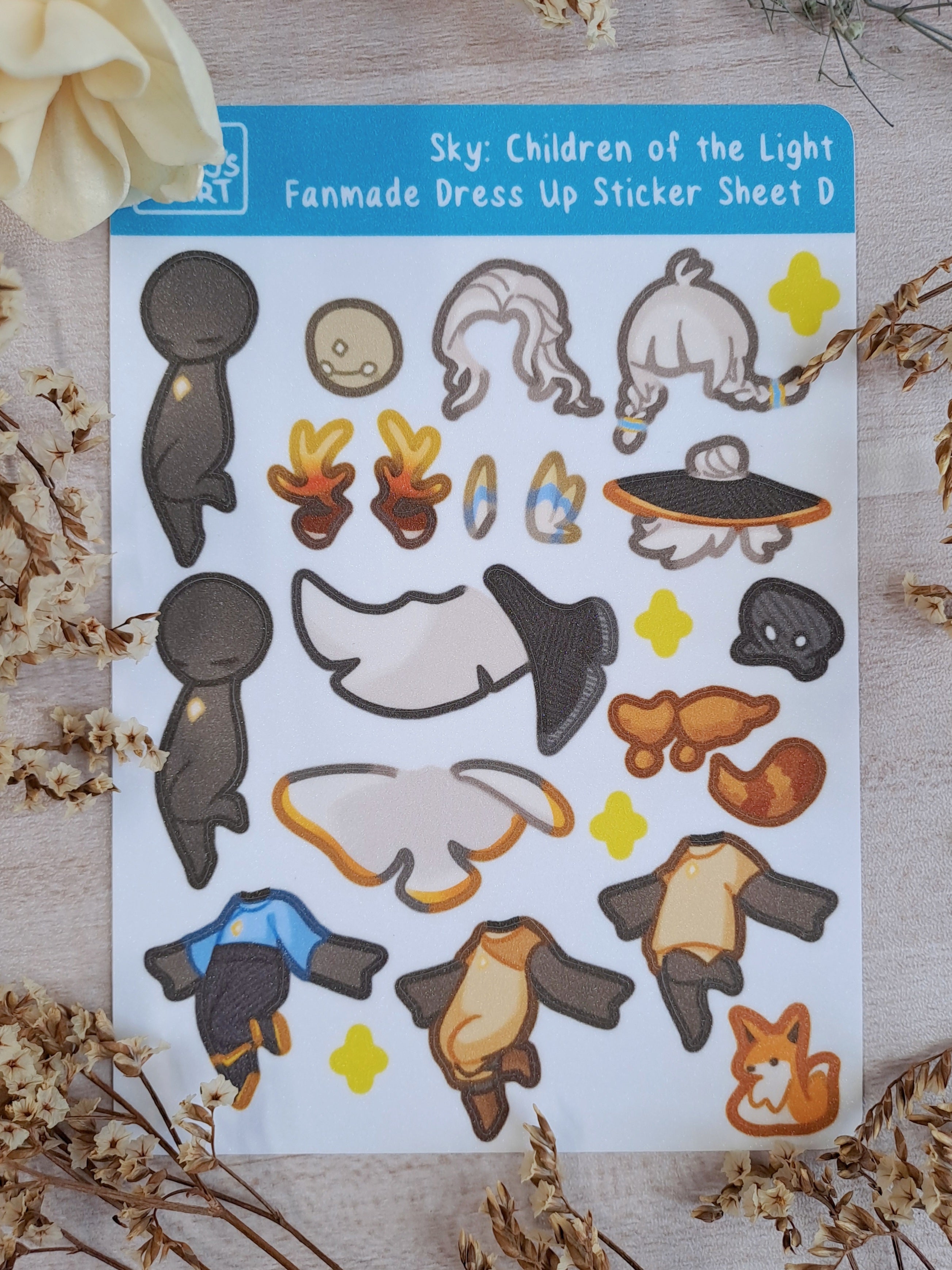 Sky Dress Up Stickers (Solo Type)