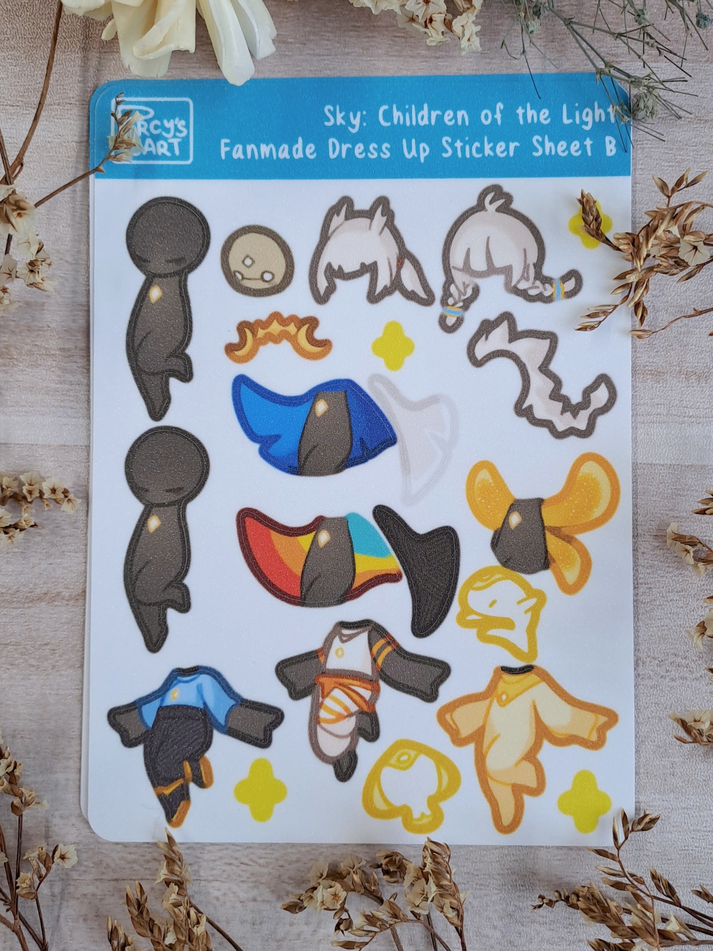 Sky Dress Up Stickers (Solo Type)