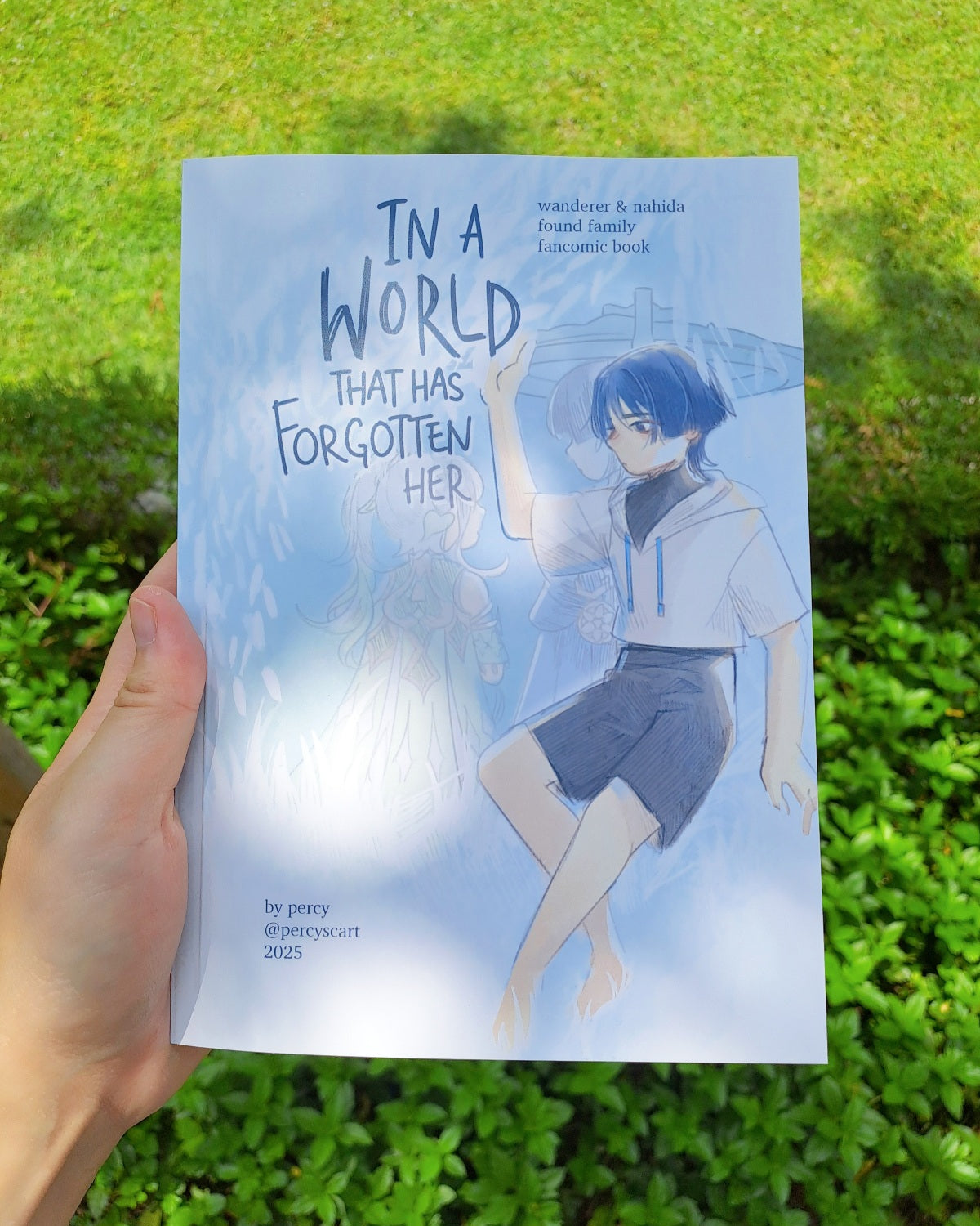 Wanderer & Nahida Modern AU Comic