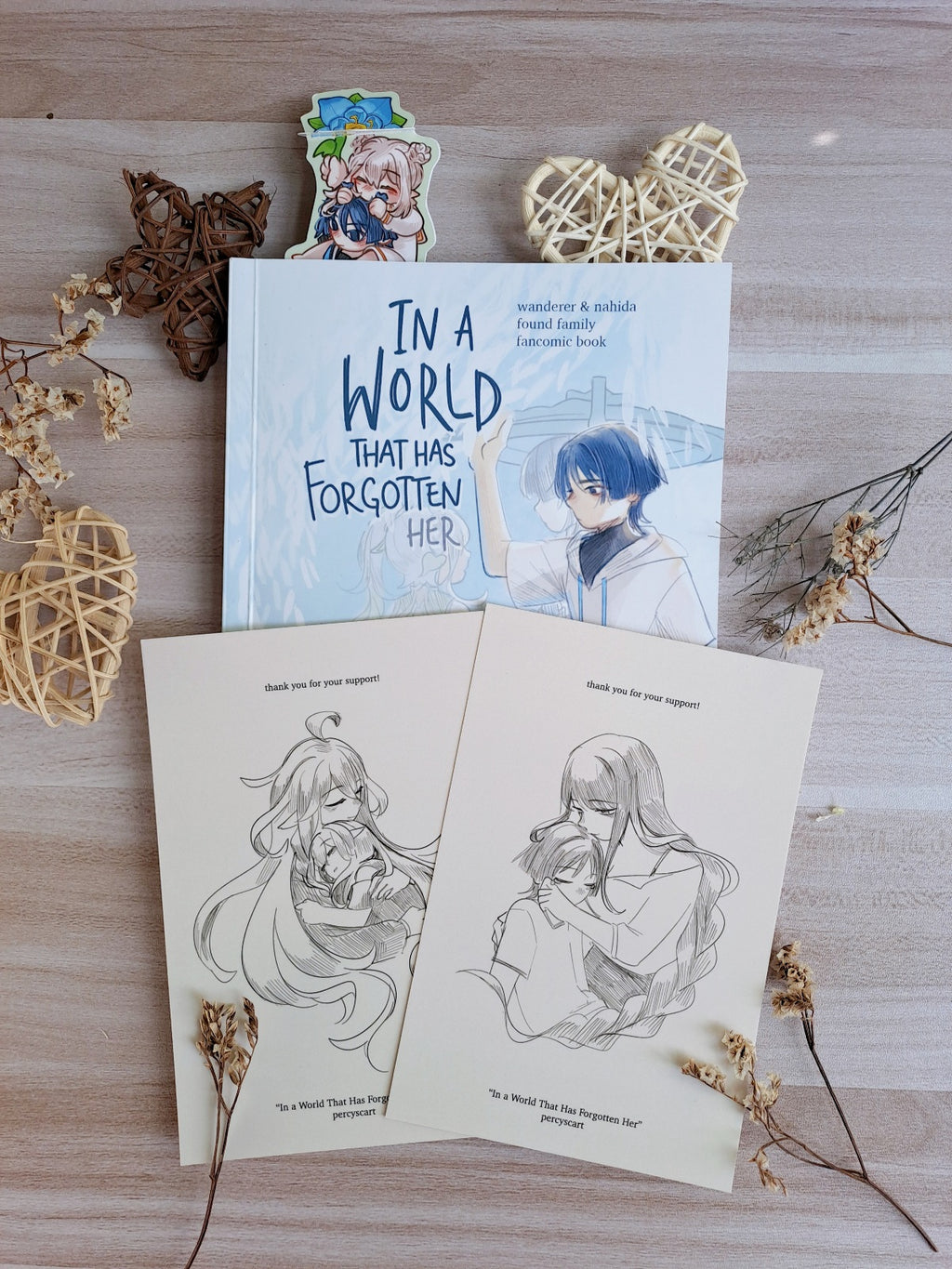 Wanderer & Nahida Modern AU Comic