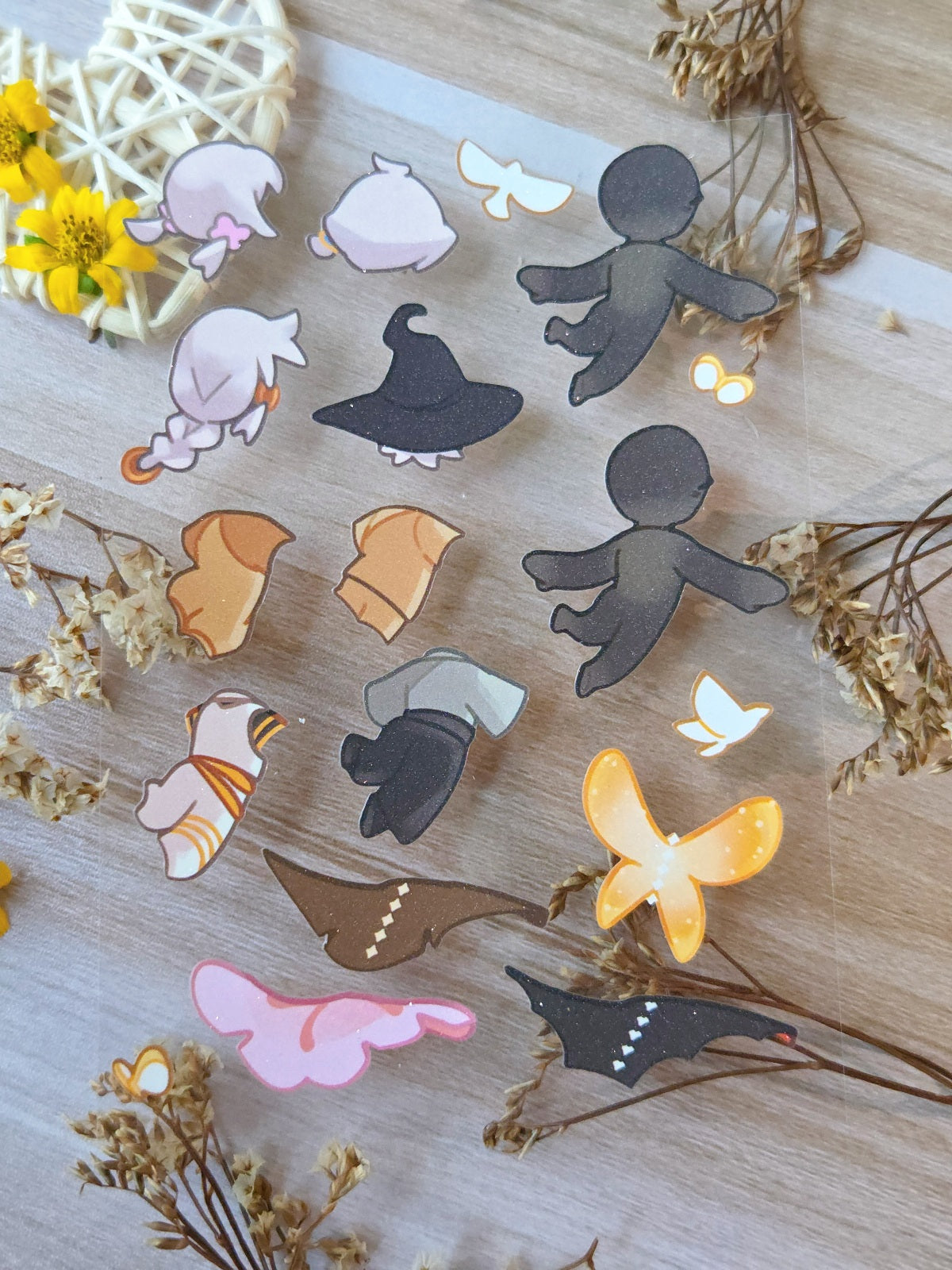 Sky Dress Up Stickers (Pair Type)