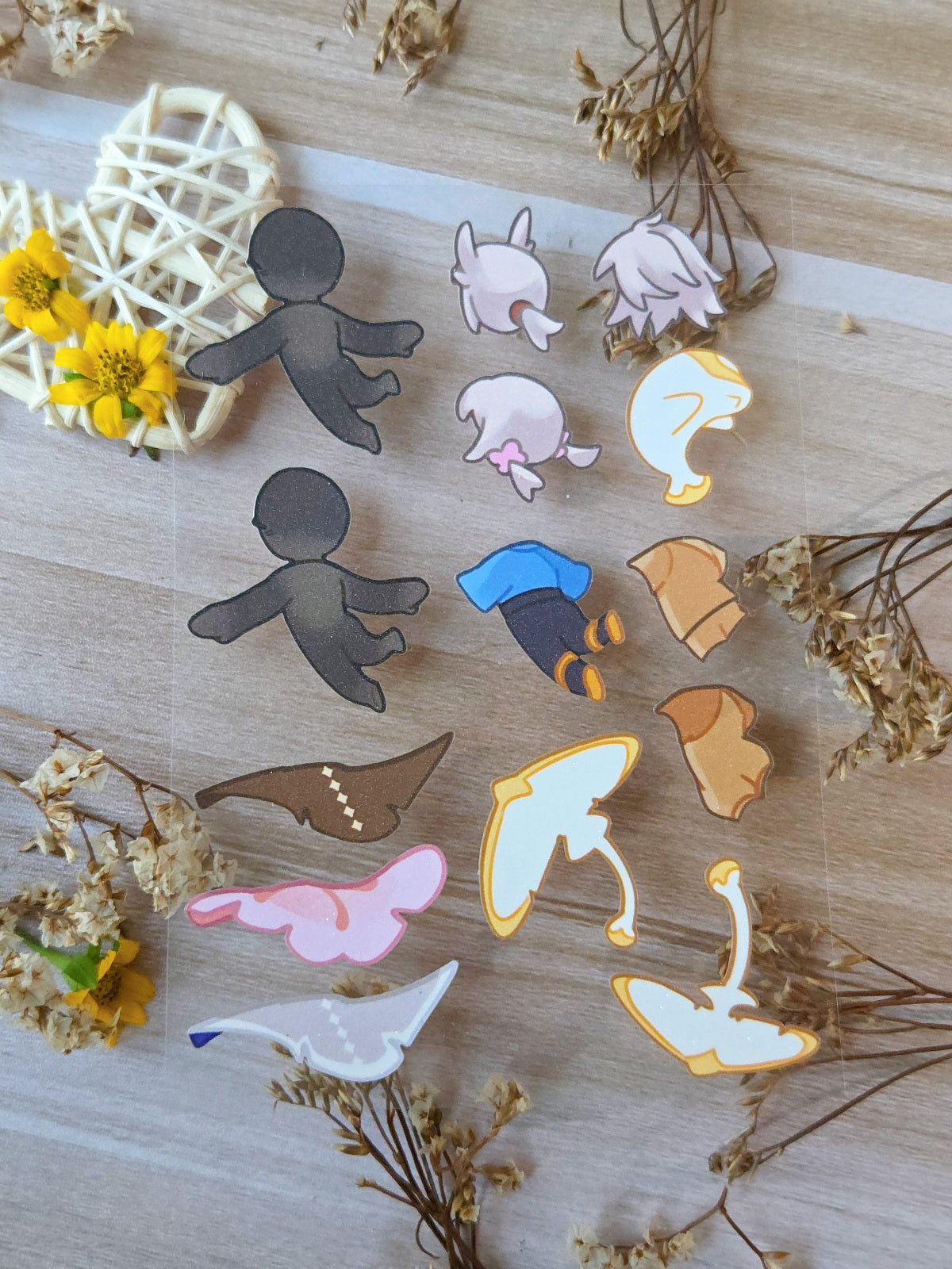 Sky Dress Up Stickers (Pair Type)