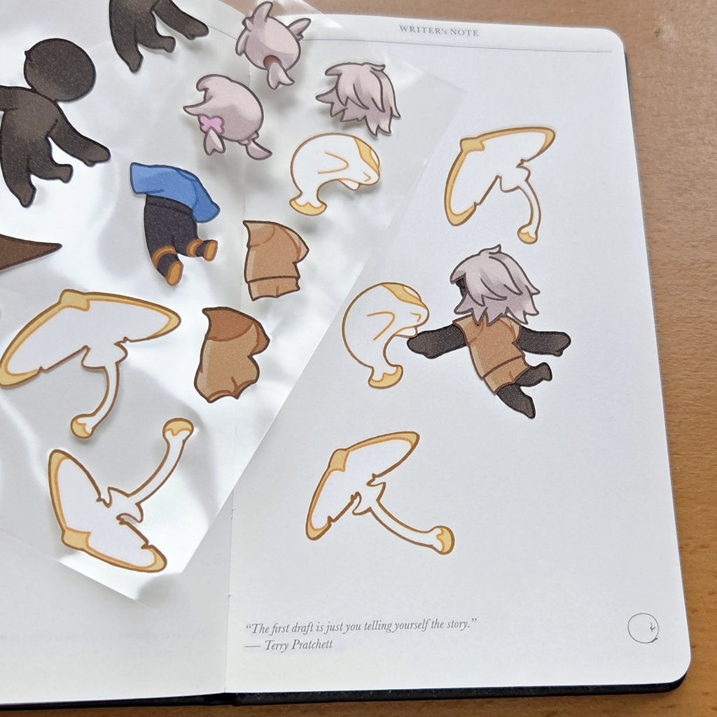 Sky Dress Up Stickers (Pair Type)