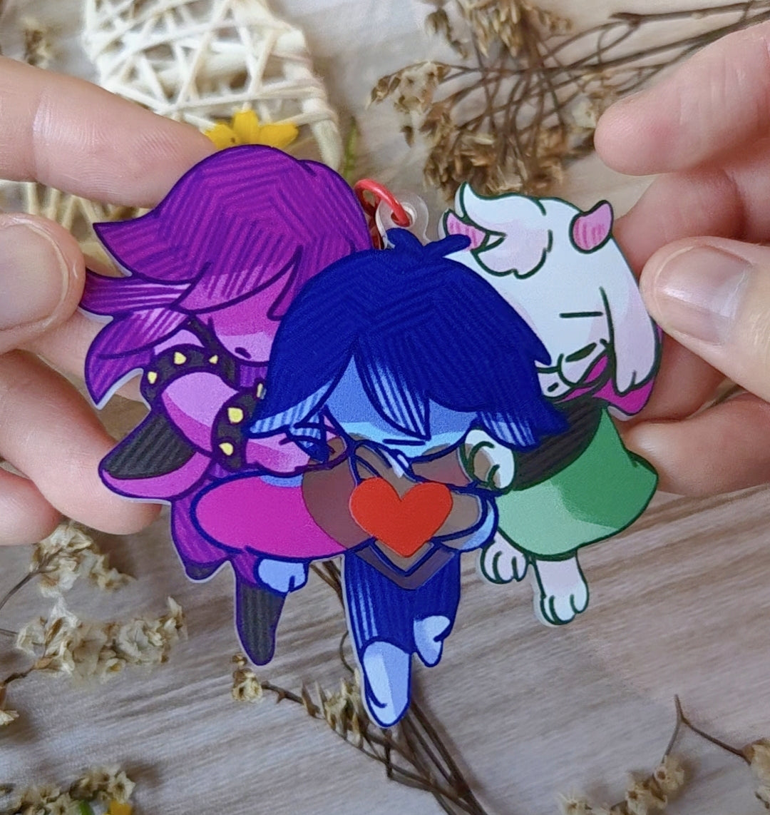 Undertale/Deltarune Frosted Charms