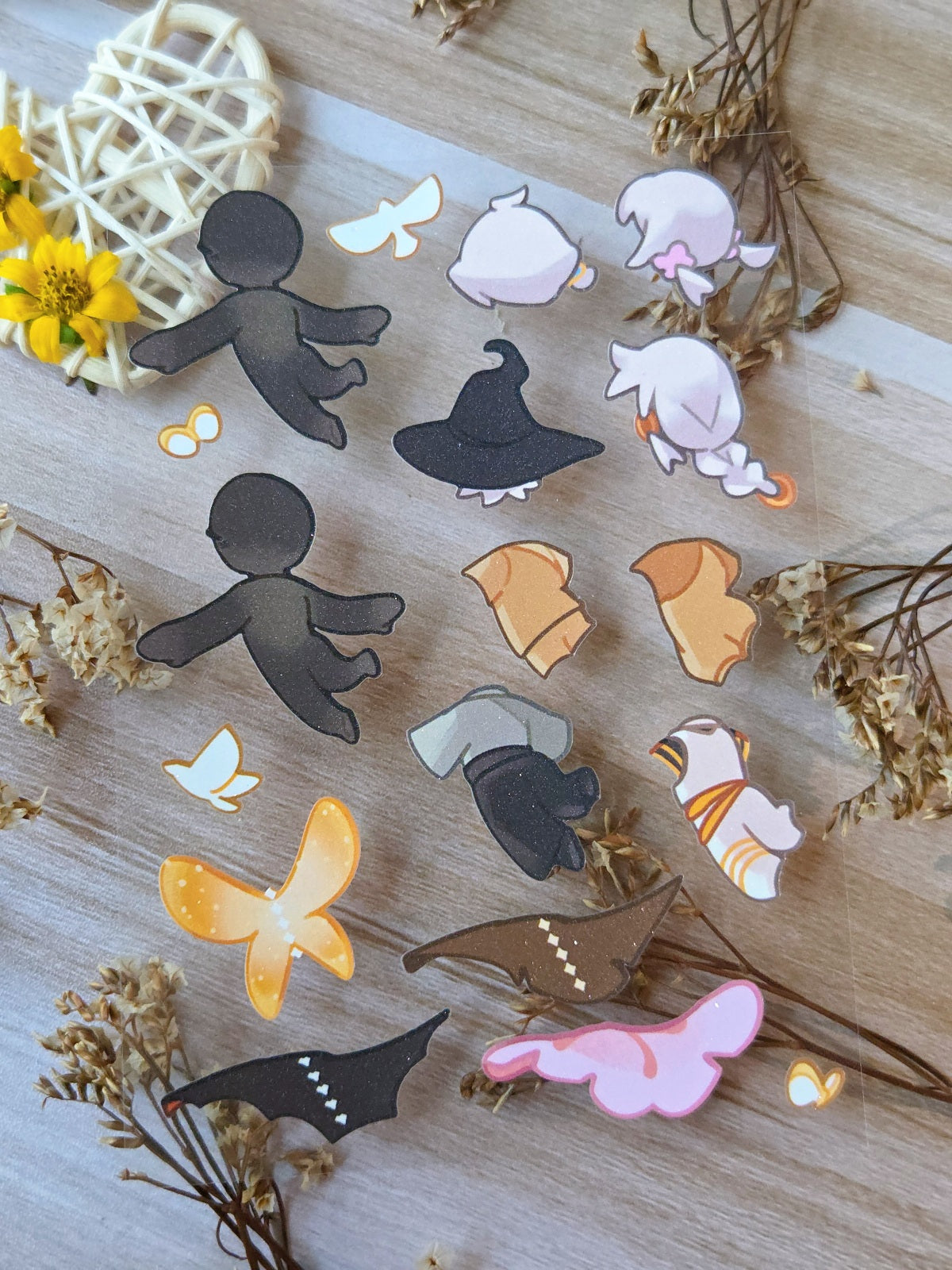 Sky Dress Up Stickers (Pair Type)