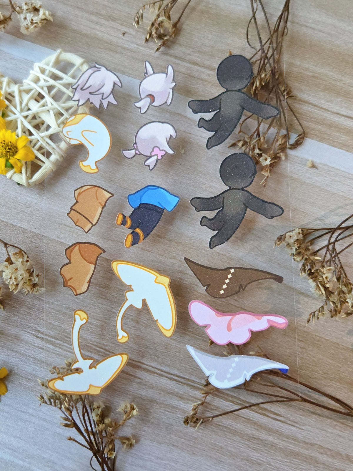 Sky Dress Up Stickers (Pair Type)