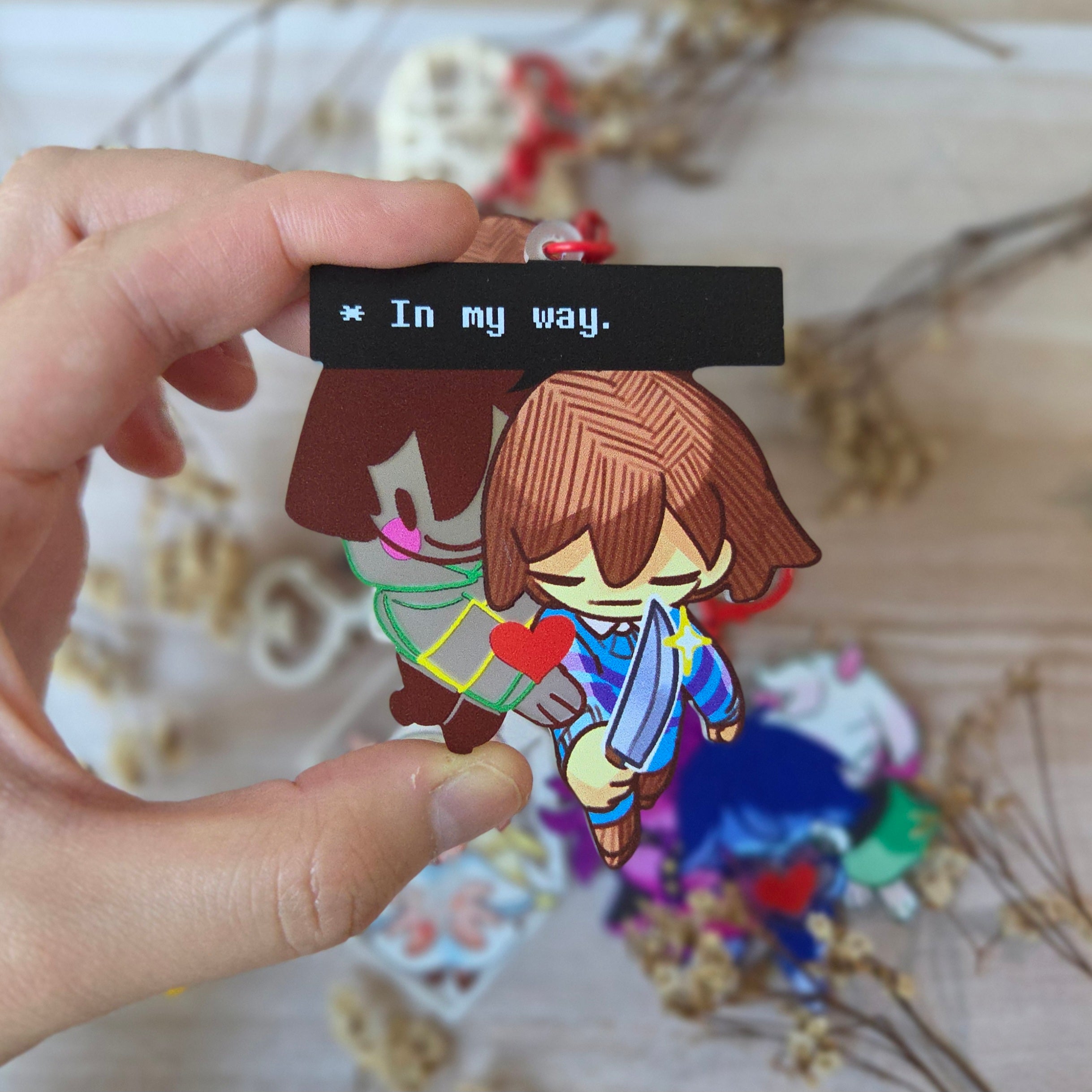 Undertale/Deltarune Frosted Charms