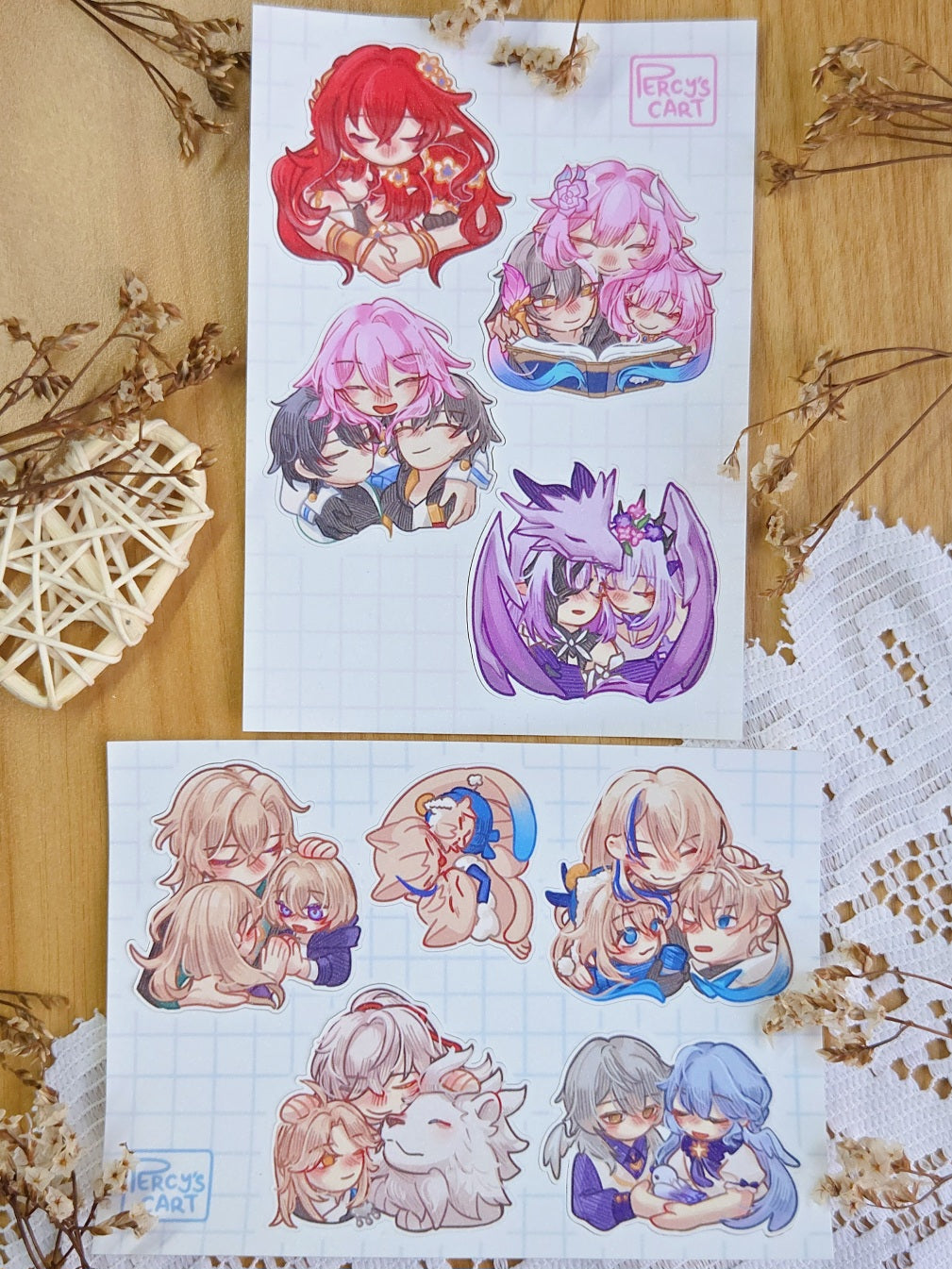 HSR Family Sticker Sheet