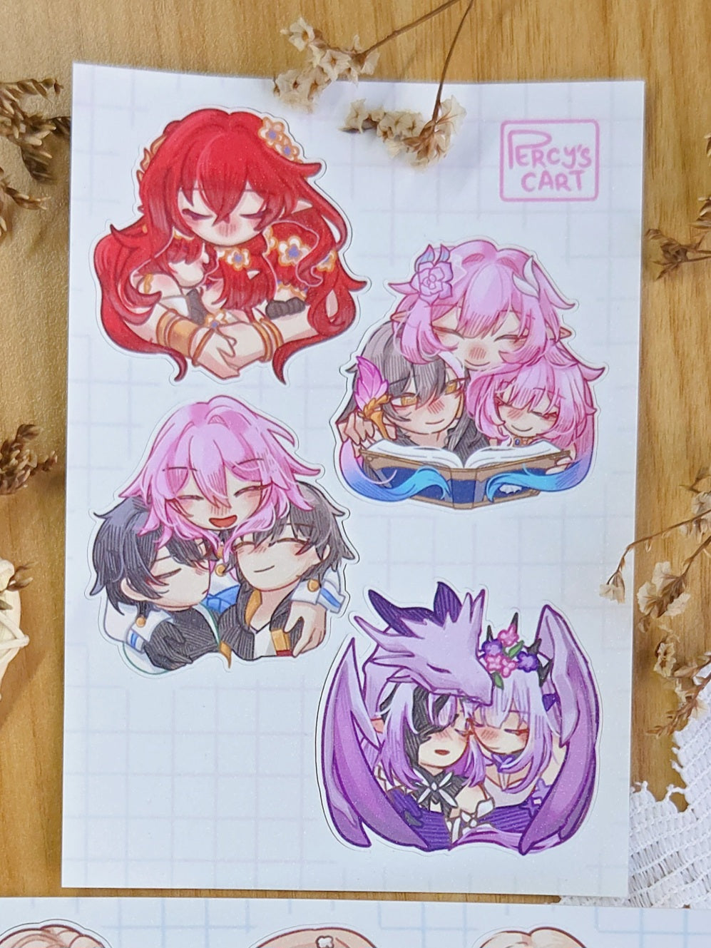 HSR Family Sticker Sheet