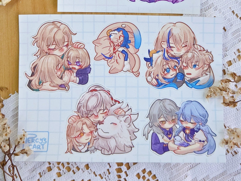 HSR Family Sticker Sheet
