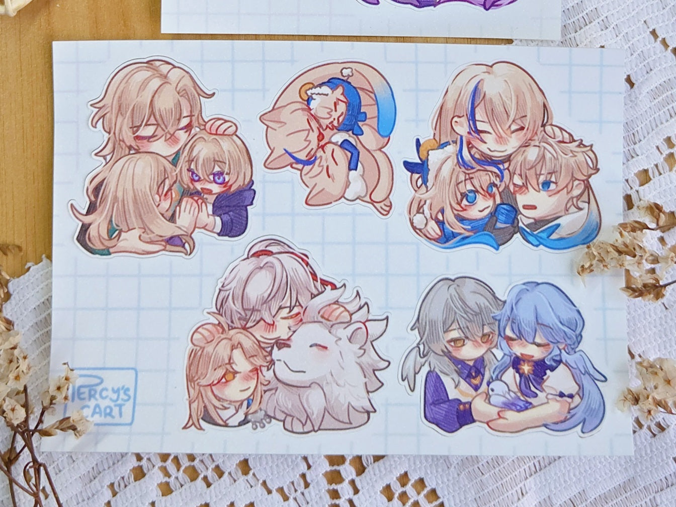 HSR Family Sticker Sheet