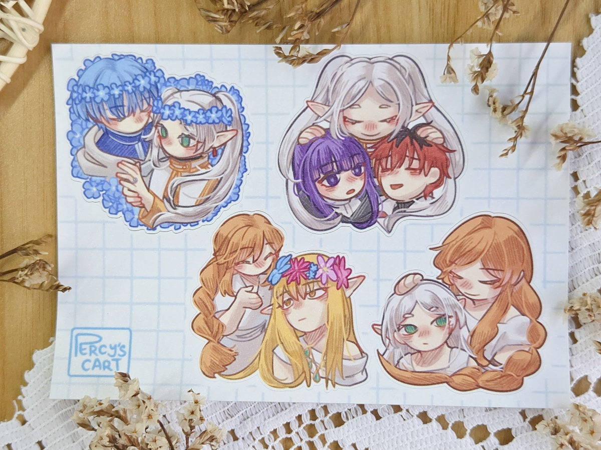 Frieren Family Sticker Sheet