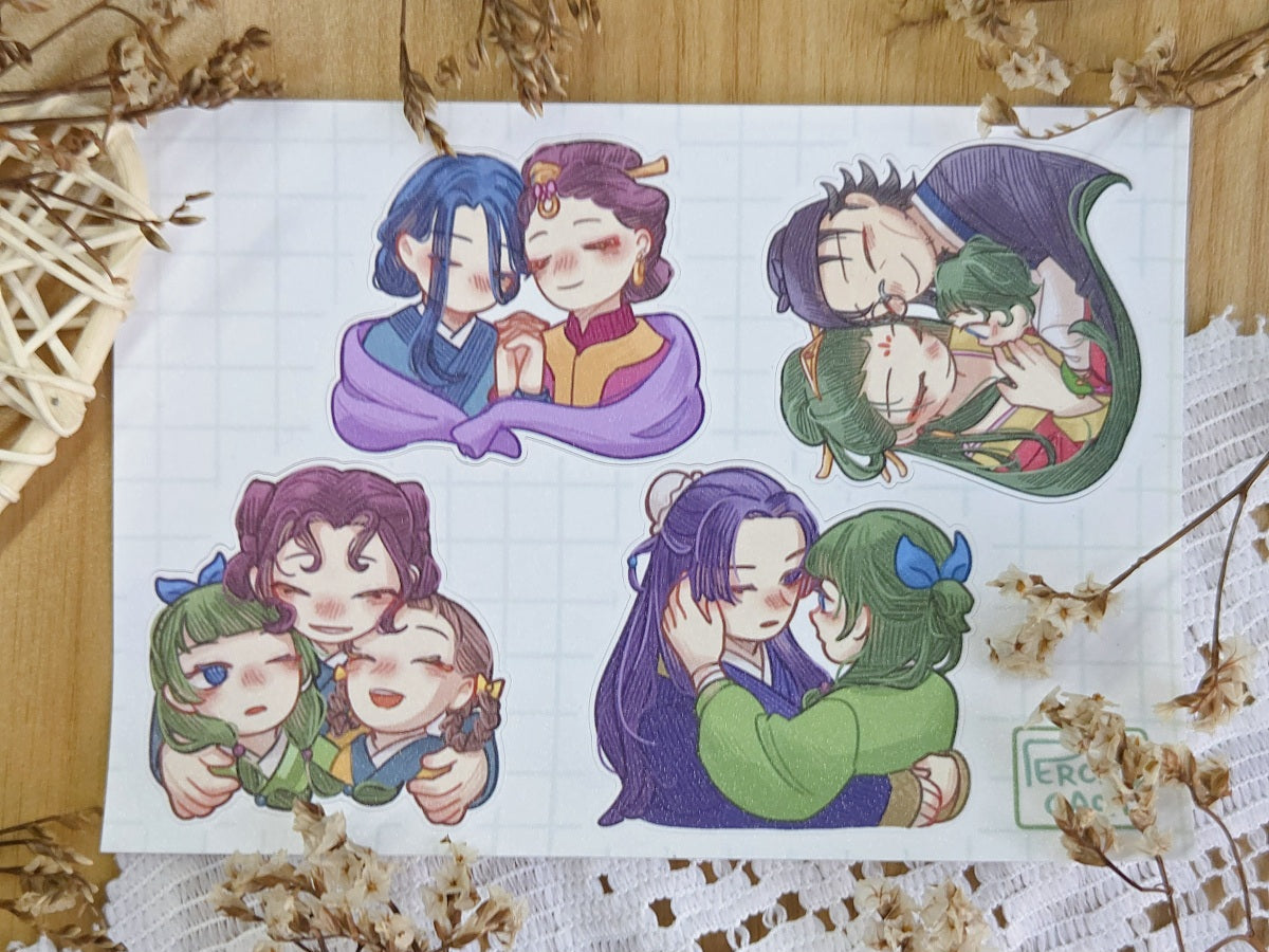 Apothecary Diaries Family Sticker Sheet