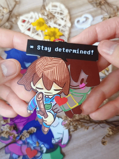 Undertale/Deltarune Frosted Charms