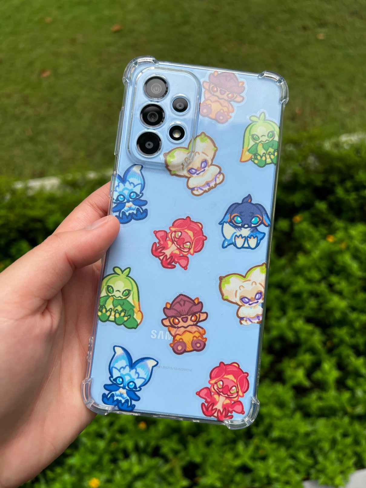 Genshin Critters Transparent Sticker Sheet